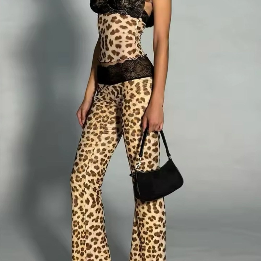 Brand New Leopard Print Women's Set